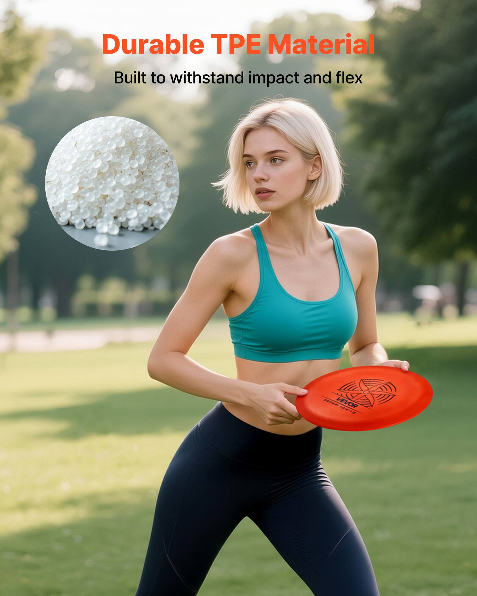 Durable TPE Material  
Built to withstand impact and flex