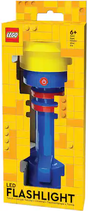 LEGO LED FLASHLIGHT
Torch • Lampe Torche • Linterna • Taschenlampe • Torcia
6+ Ages
Edades
Alter
Âges
6+