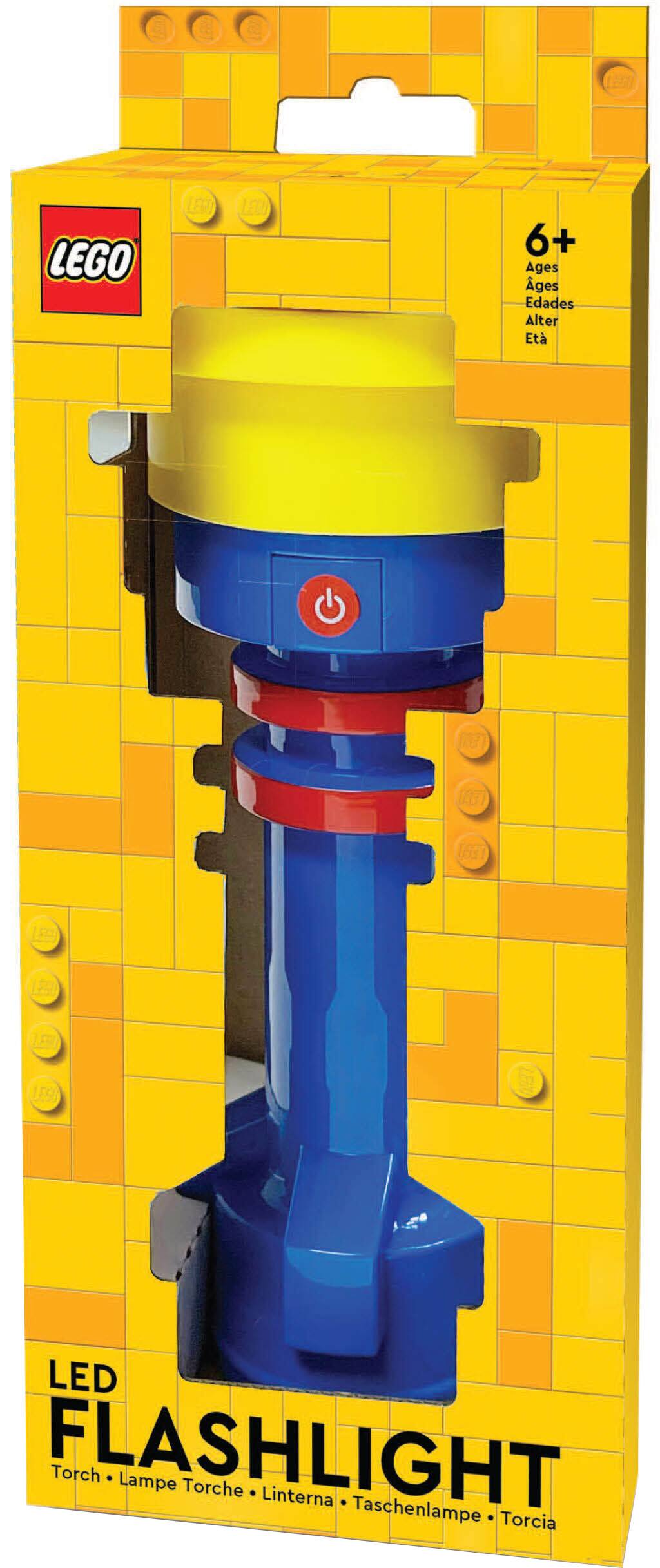 LEGO LED FLASHLIGHT  
Torch • Lampe Torche • Linterna • Taschenlampe • Torcia  
6+ Ages  
Edades  
Alter  
Âges  
6+
