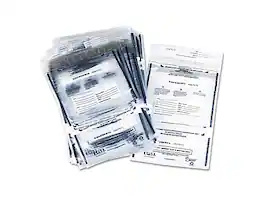 PM Company - Dual Deposit Bags 100/Pack - Clear