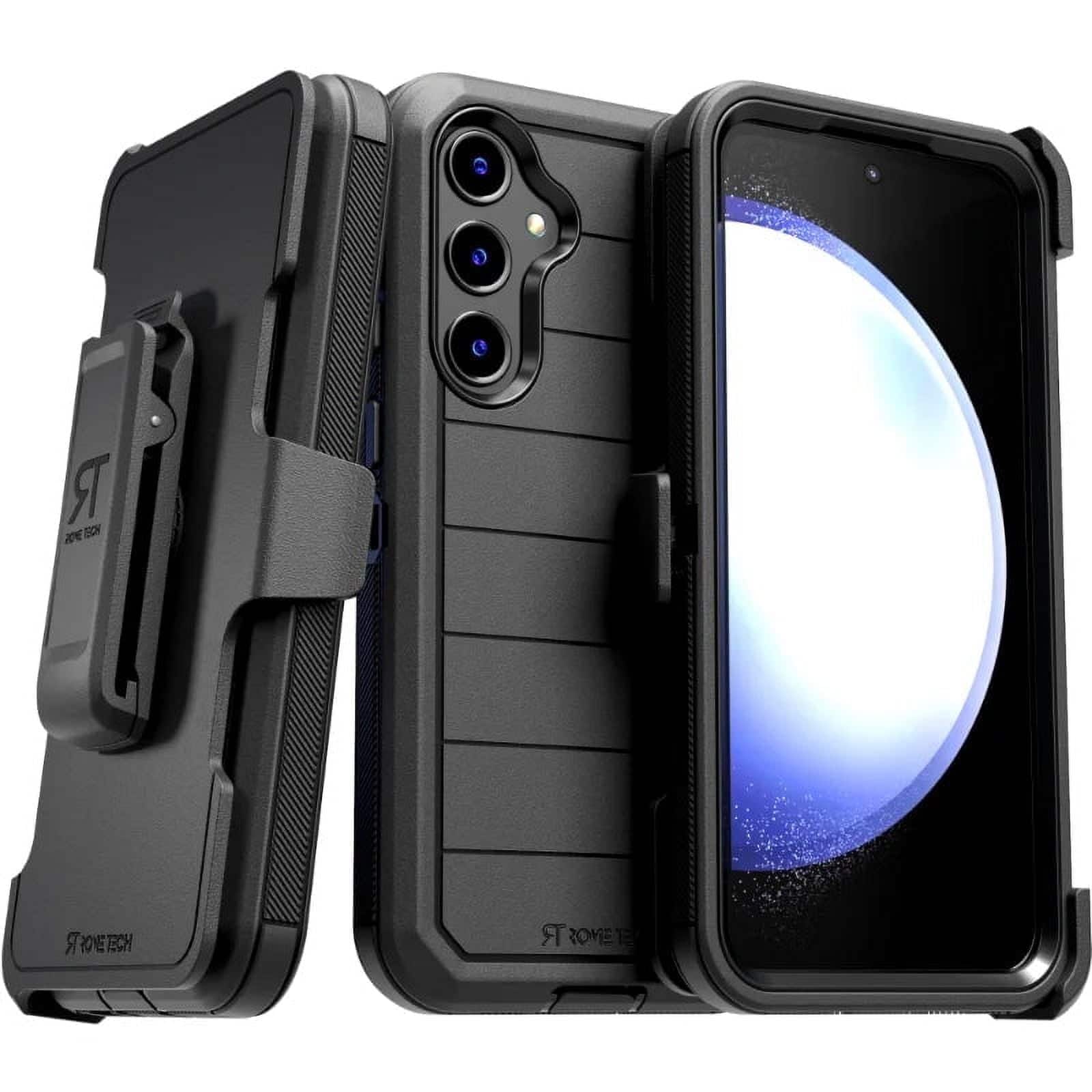 RomeTech - Defender Case for Samsung Galaxy S23 FE - Black