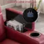 Hidden Arm Storage: Furniture with Power Distribution Units. Model: TC-A-02. Input: 120Vac 60Hz. USB Output: 5V-2A. Date Code: 2022.04.