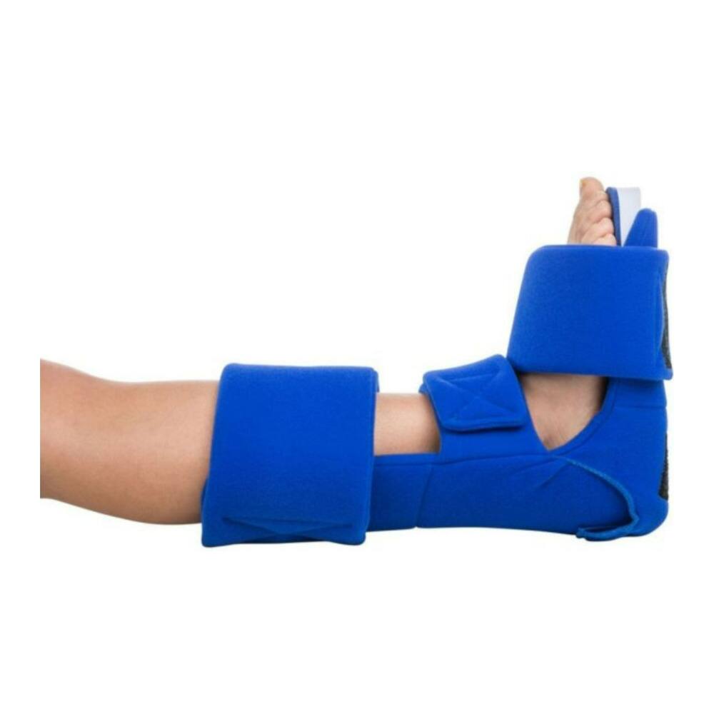 Left. Procare - ProCare ProWedge Plantar Fasciitis Small Blue Night Splint - Blue.