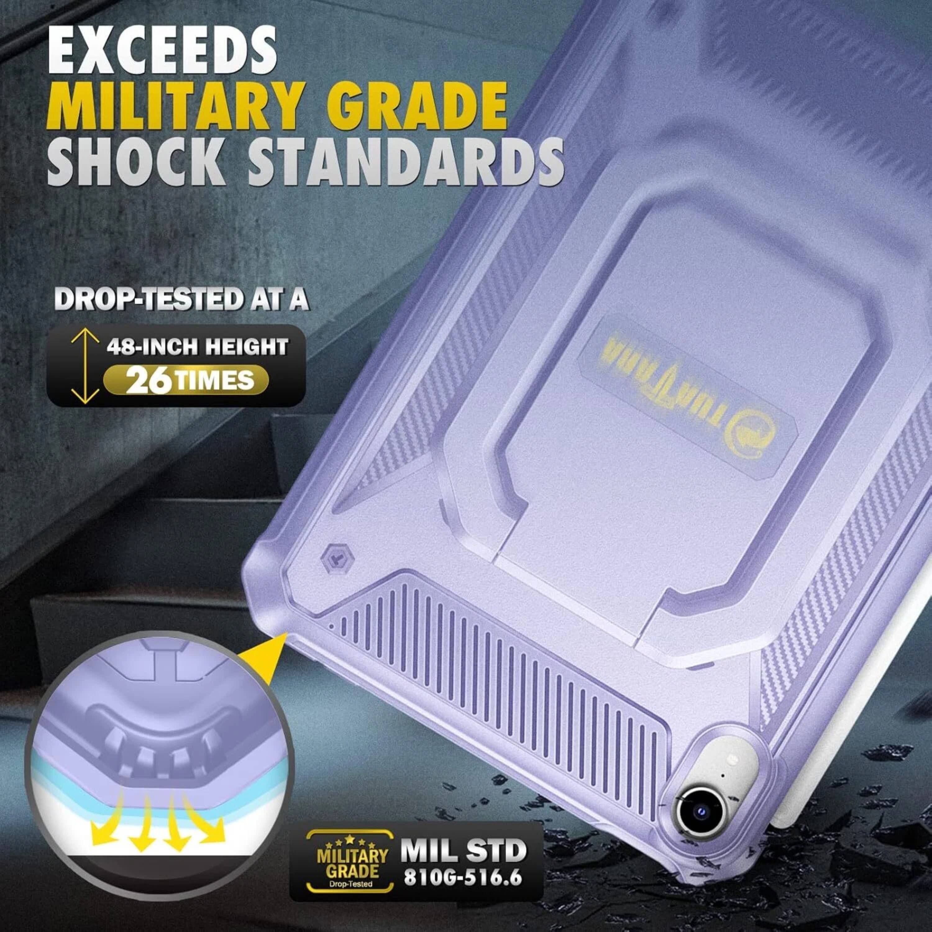 EXCEEDS MILITARY GRADE SHOCK STANDARDS

DROP-TESTED AT A 48-INCH HEIGHT 26 TIMES

MIL STD 810G-516.6

MILITARY GRADE
Drop-Tested