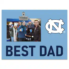 Fan Creations - North Carolina Tar Heels 8" x 10.5" Briteline Best Dad Clip Frame - Multicolor