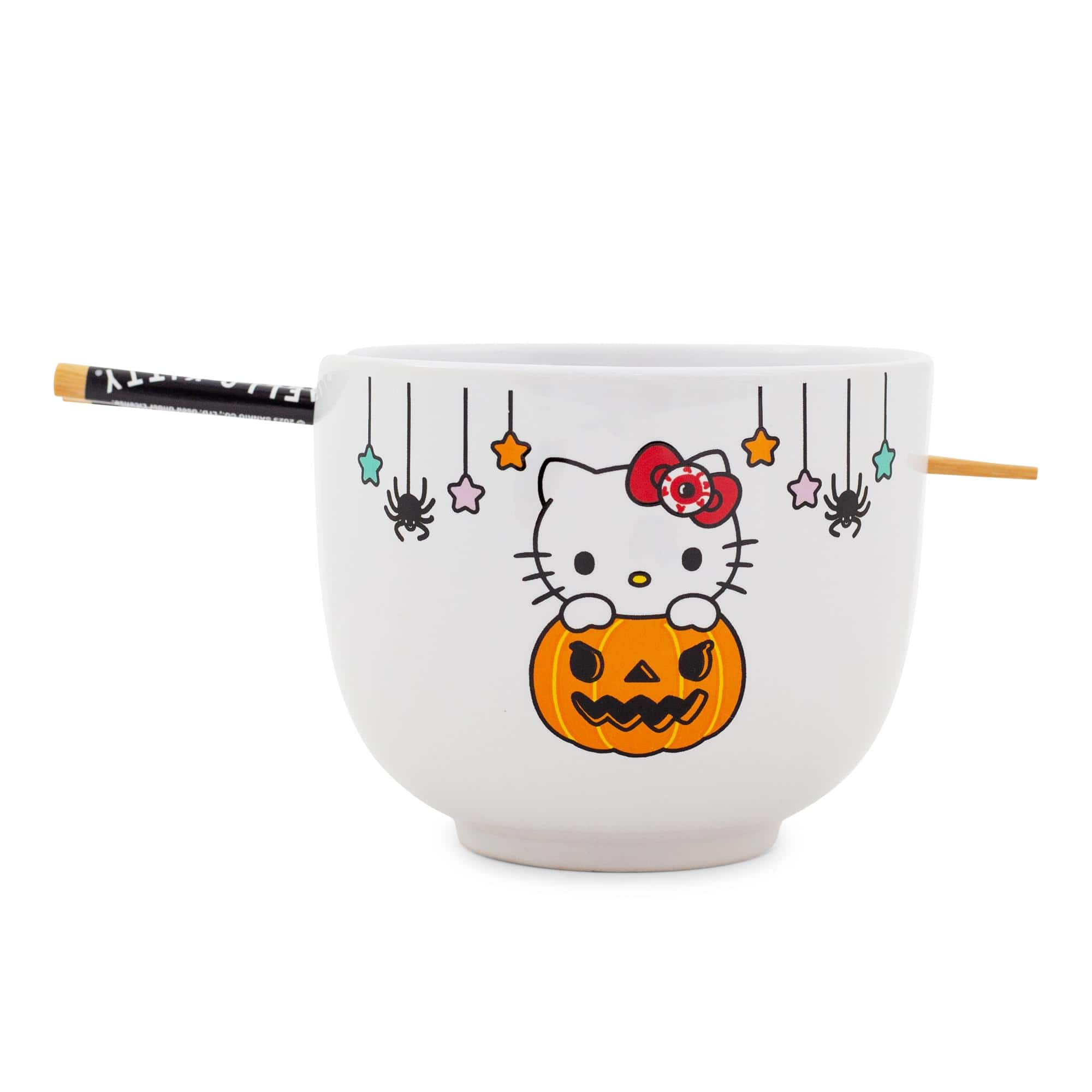 Silver Buffalo - Sanrio Hello Kitty Pumpkin Boo 20-Ounce Ceramic Ramen Bowl and Chopstick Set - White price history on PriceWatchPro