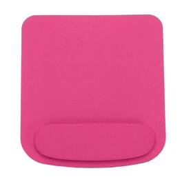 Unique Bargains - Ergonomic Gel Mouse Pad with Wrist Rest Support Memory Foam Mat Non-Slip Base for Office Computers Laptop Keyboard - Rose Red
