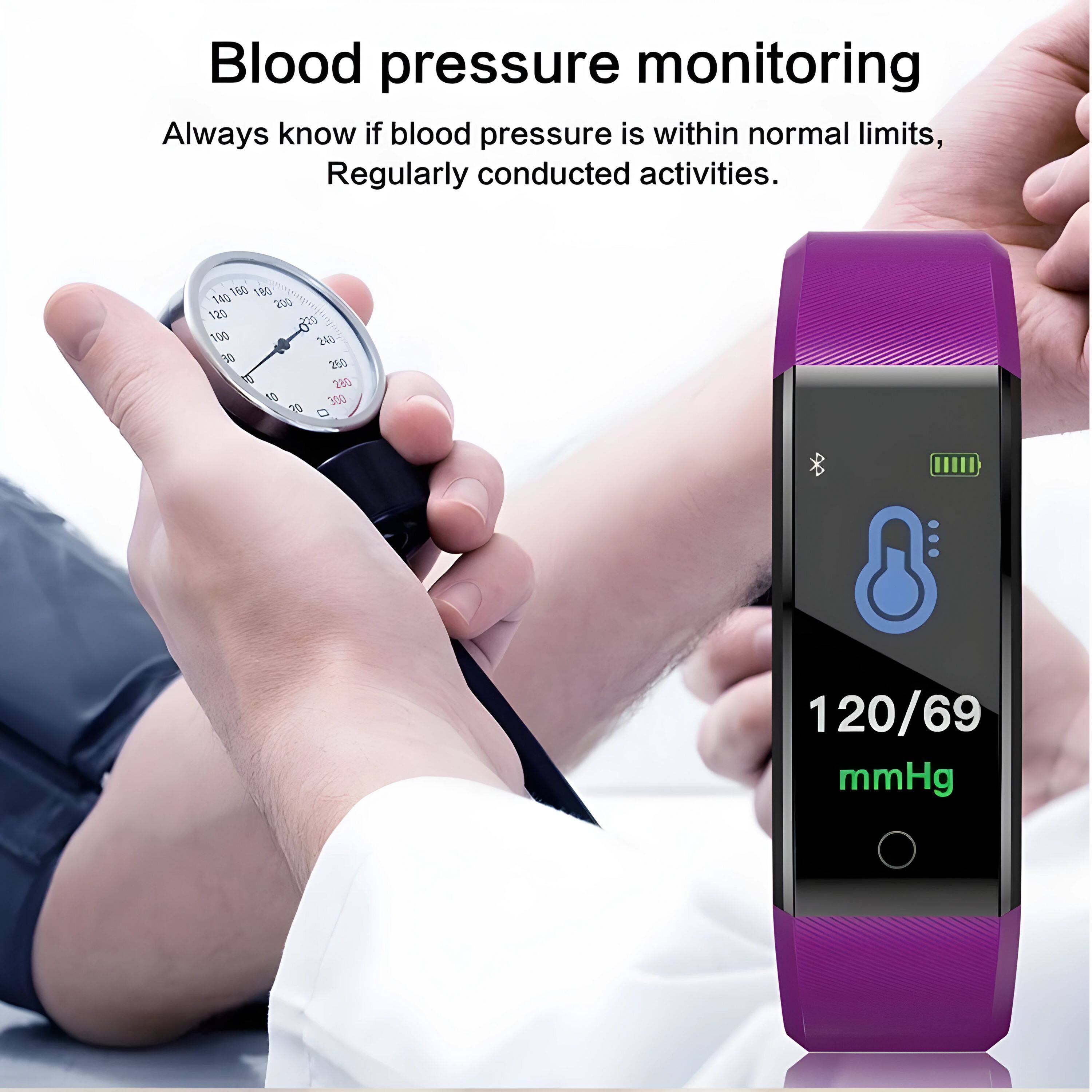 Blood pressure monitoring  
Always know if blood pressure is within normal limits,  
Regularly conducted activities.  

120/69 mmHg