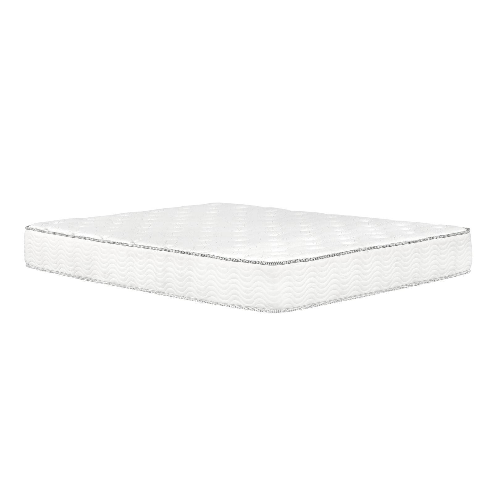 Front. Glintex - King 9 Inch Pocket Coil Spring Mattress in a Box, Medium Firm Support, Pressure Relief, Low Motion Transfer - White.