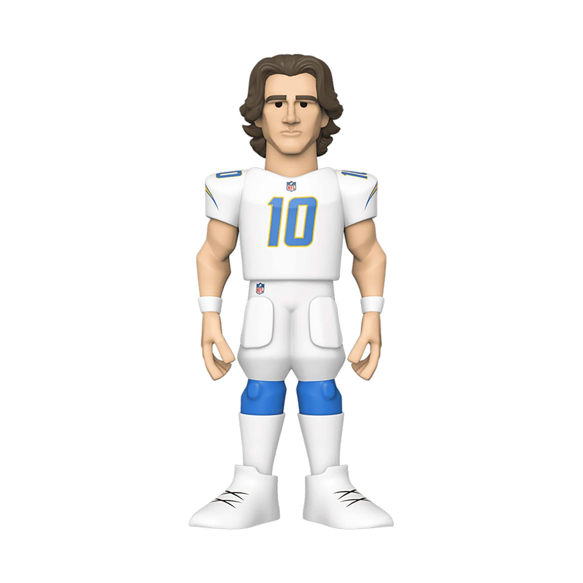 LA Chargers NFL Funko Gold 5 Inch Vinyl Figure | Justin Herbert CHASE