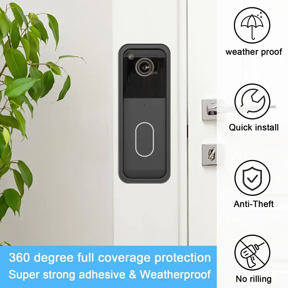 - Weatherproof
- Quick install
- Anti-Theft
- 360 degree full coverage protection
- Super strong adhesive & Weatherproof
- No drilling