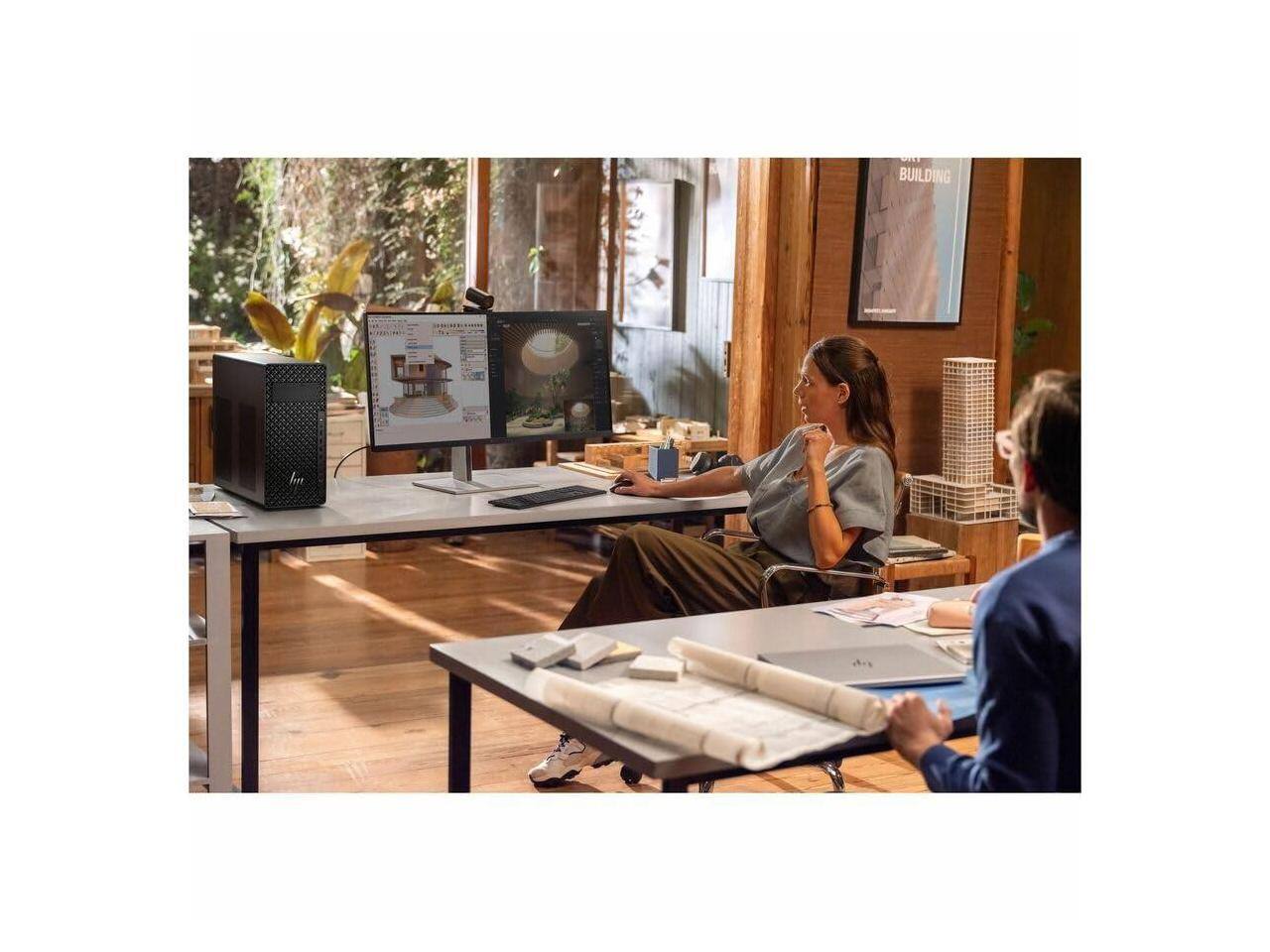 Alt View 10. HP - HP Z2 Tower G1i - Intel Core Ultra 5 245K, 32GB, 1TB SSD, Win 11 Pro - Black.