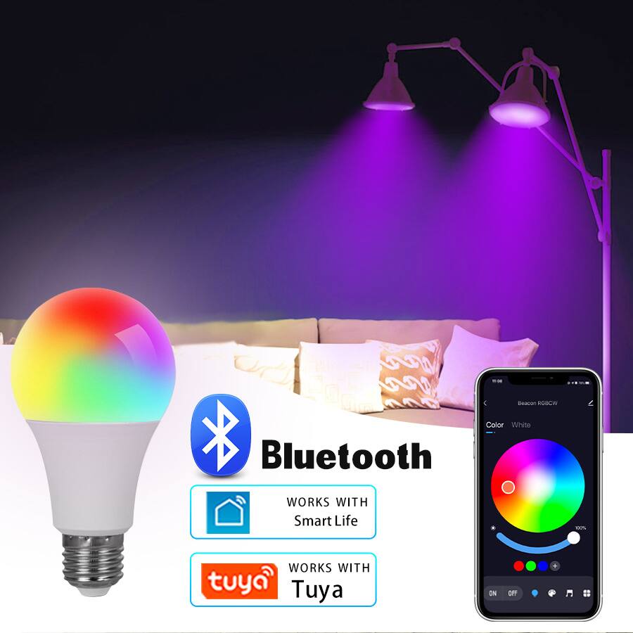 Beacon RGBCW  
Color: White  
Bluetooth  
WORKS WITH Smart Life  
WORKS WITH Tuya  
Tuya  
ON OFF