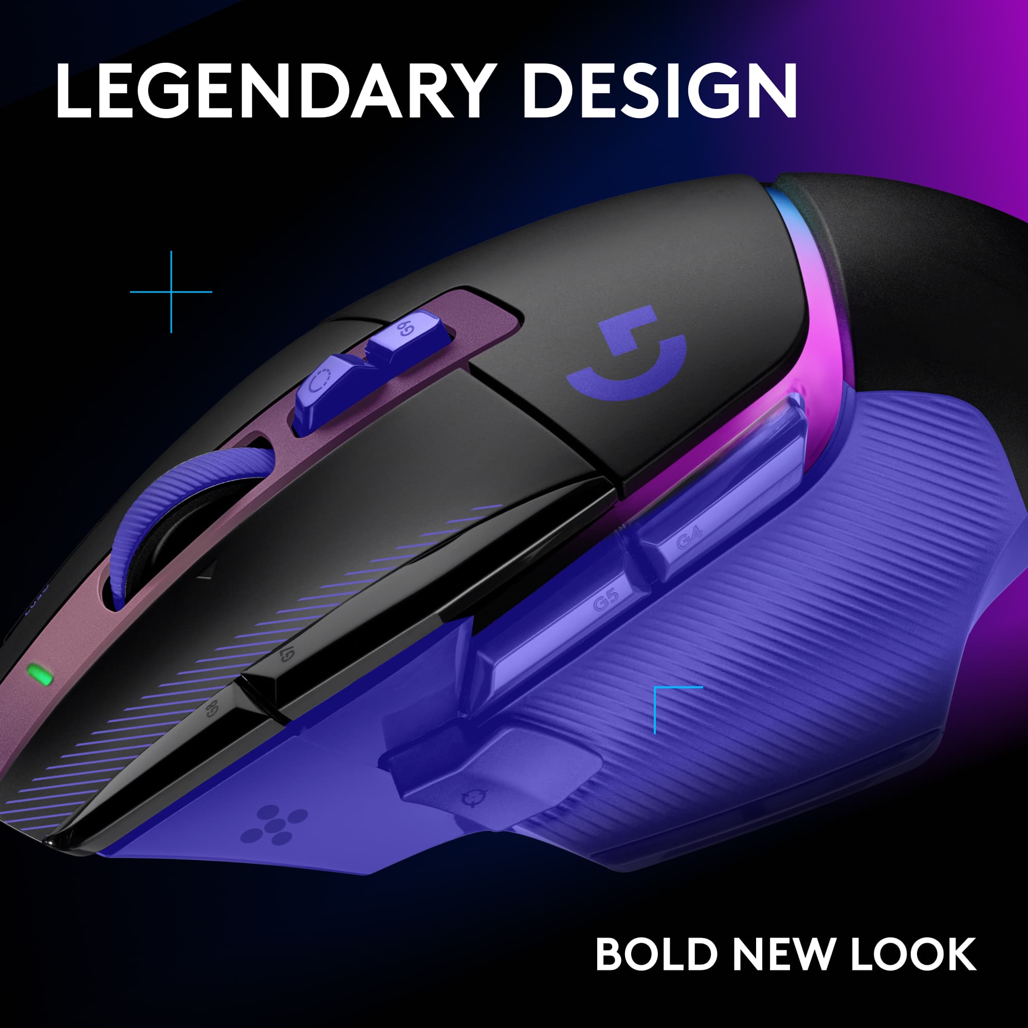 Logitech G502 X PLUS Wireless Gaming Mouse for Desktop with HERO
