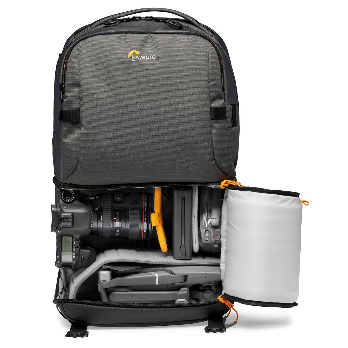Alt View 7. Lowepro - Lowepro Fastpack BP 250 AW III Travel-Ready Backpack, Gray.