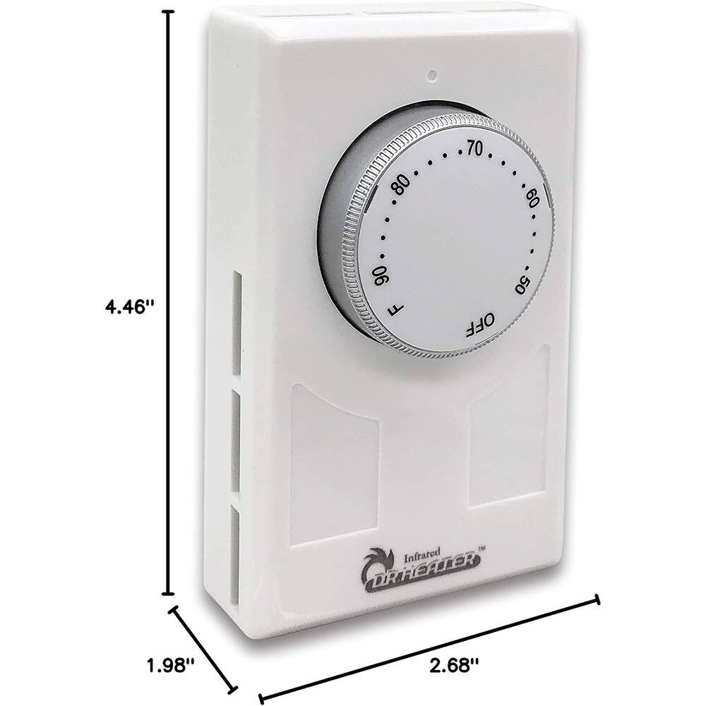 80 70 09 4.46" 90 F 50 OFF Infrared DRHCATER 1.98" 2.68"