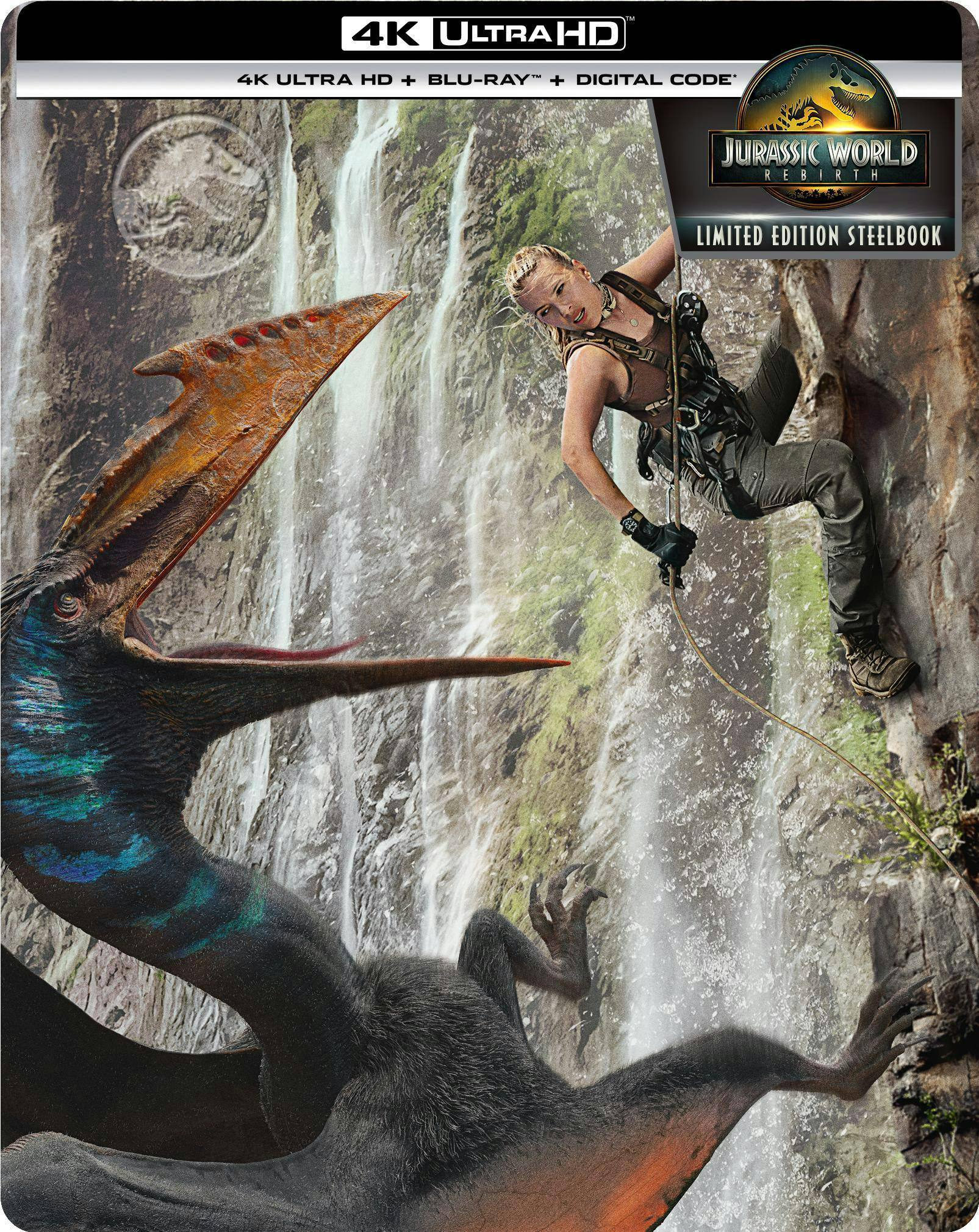 Back. Jurassic World: Rebirth (Limited Edition 4K Ultra HD Steelbook + Blu-ray + Digital) [UHD].
