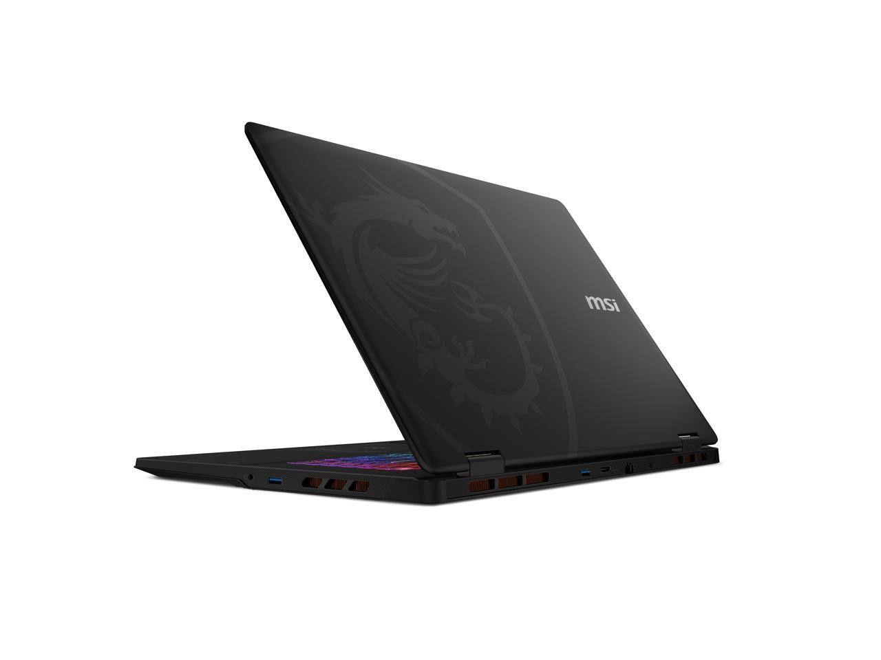 Alt View 6. MSI - MSI 18" 240Hz Ryzen 9 8940HX RTX 5070 32GB DDR5 1TB SSD Win 11 (Crosshair A18 HX) - Gray.