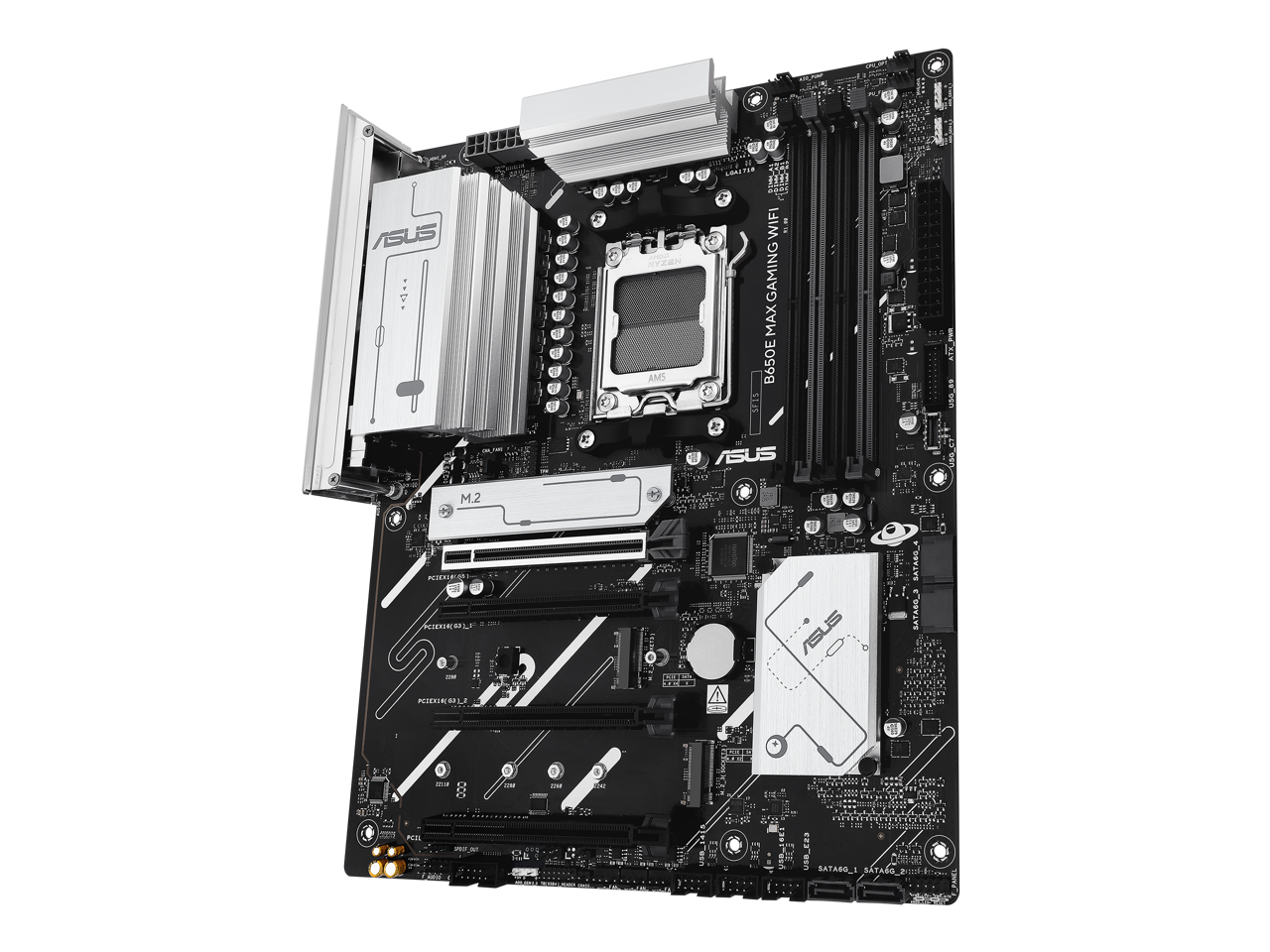 ASUS  
-10 11 E  
=  
AMS  
WIFI WITH GAMING MAX B650E  
FAT ASUS  
M.2  
PRICES DOG WITHER  
HOU  
SATABO_4 SATAGO_3  
KIDIK  
20.00  
2012 30  
my  
SATA60_1 SATAGO EXP 1