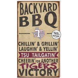 Jardine - Texas Southern Tigers 11'' x 20'' Indoor/Outdoor BBQ Sign - Maroon