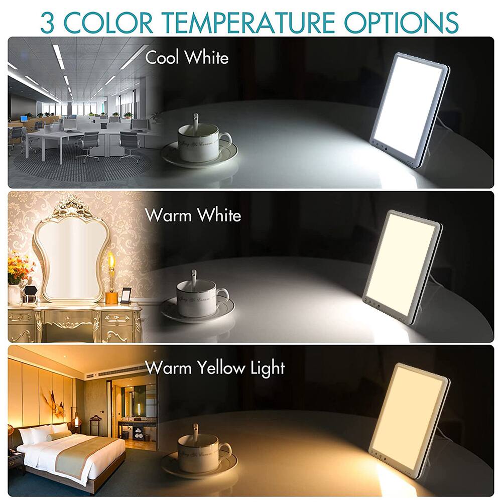 3 COLOR TEMPERATURE OPTIONS
- Cool White
- Warm White
- Warm Yellow Light