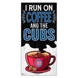 Fan Creations - Chicago Cubs 6" x 12" Coffee Wall Art - Multicolor