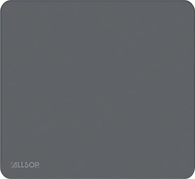 Allsop - Accutrack Slimline Non-Skid Mouse Pads, Graphite - Gray/Silver