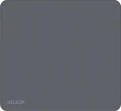 Front. Allsop - Accutrack Slimline Non-Skid Mouse Pads, Graphite - Gray/Silver.