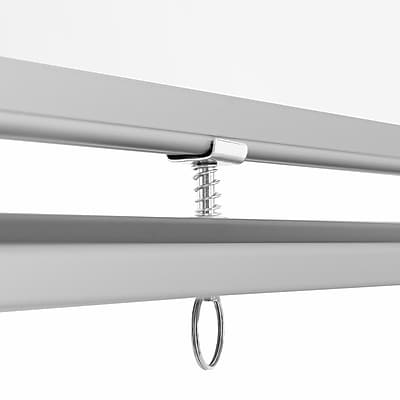 Alt View 7. Luxor - Luxor Double Sided Magnetic Porcelain Mobile Dry-Erase Whiteboard Easel, Aluminum Frame, 72"W x 40"H (DEMW002).