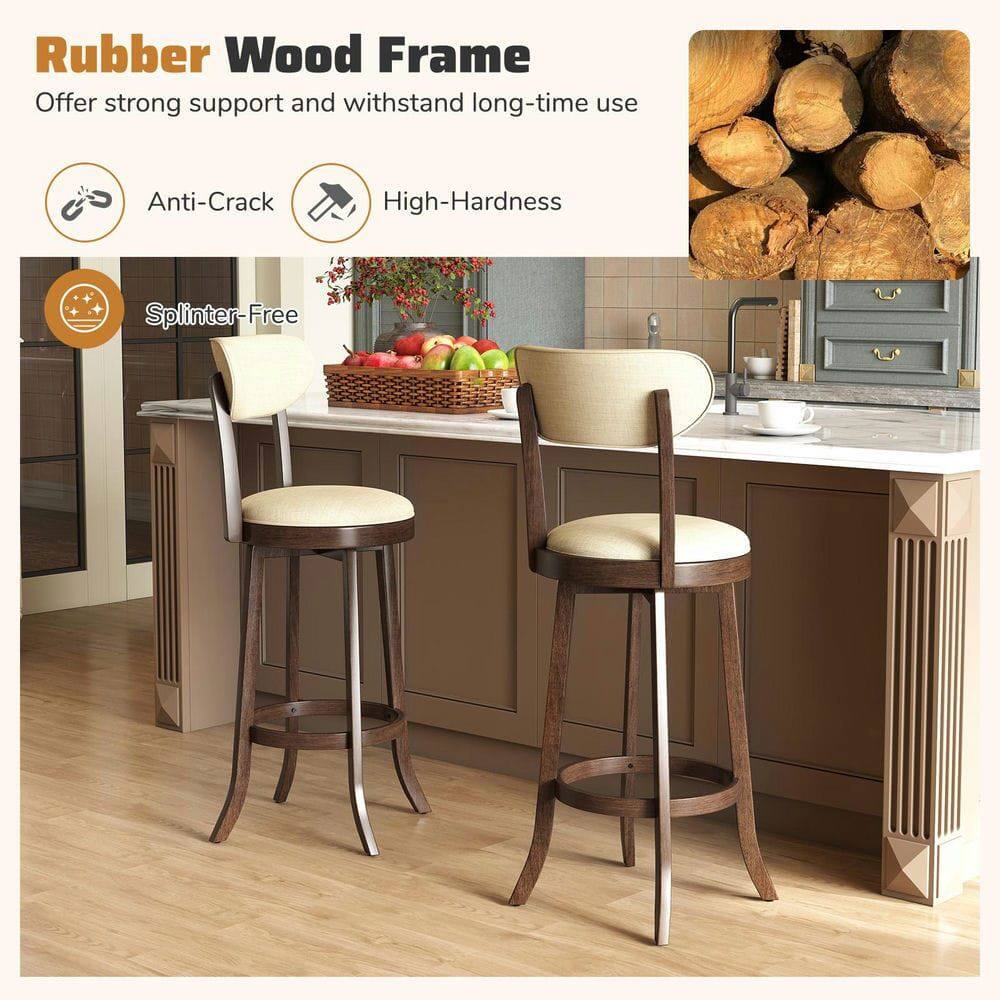 Rubber Wood Frame  
Offer strong support and withstand long-time use

- Anti-Crack
- High-Hardness
- Splinter-Free