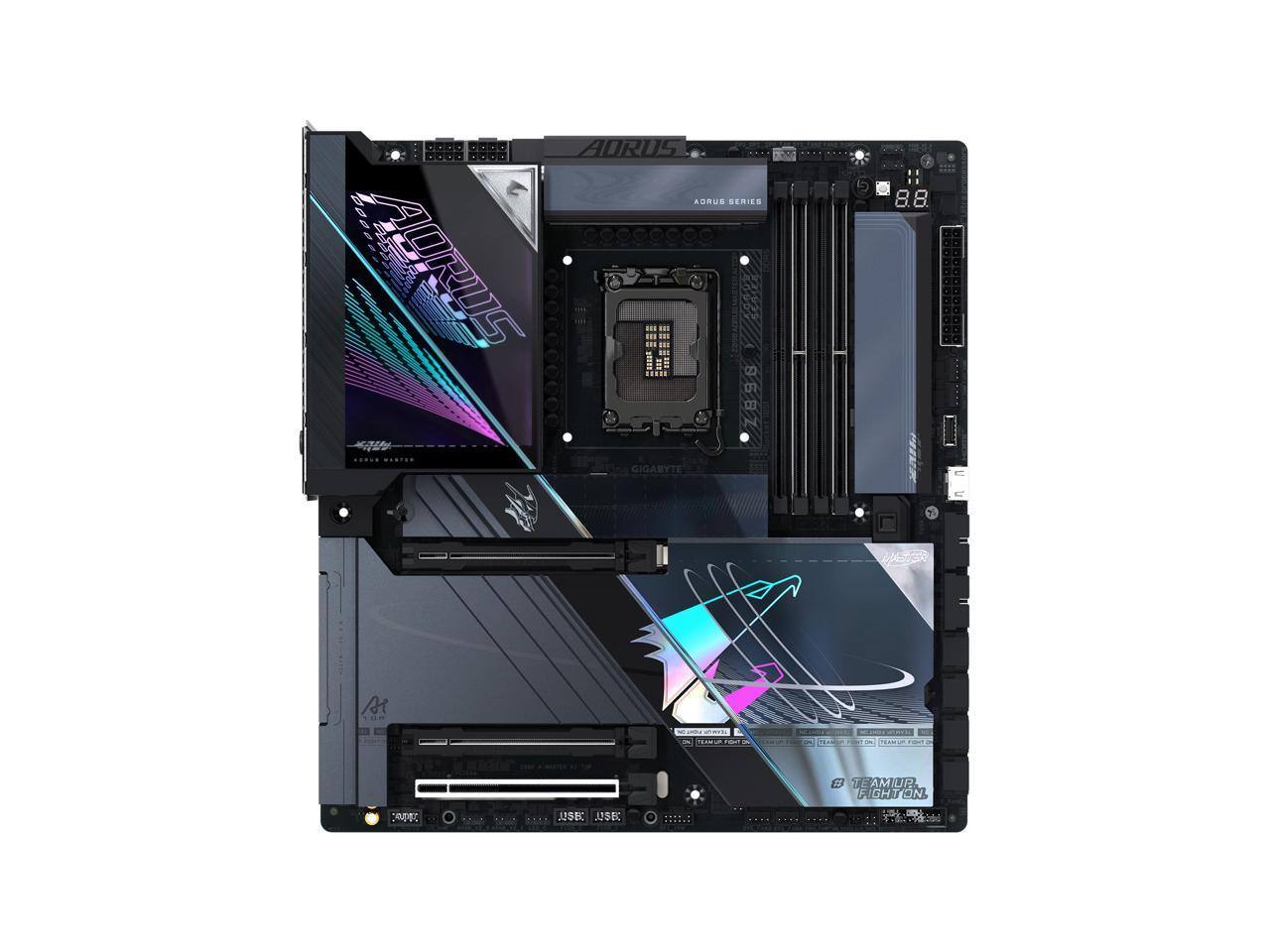 AORUS SERIES  
Z896  
GIGABYTE  
8.8 M  
209 M  
UR  
FIGHT ON  
TEAM UP, FIGHT ON
