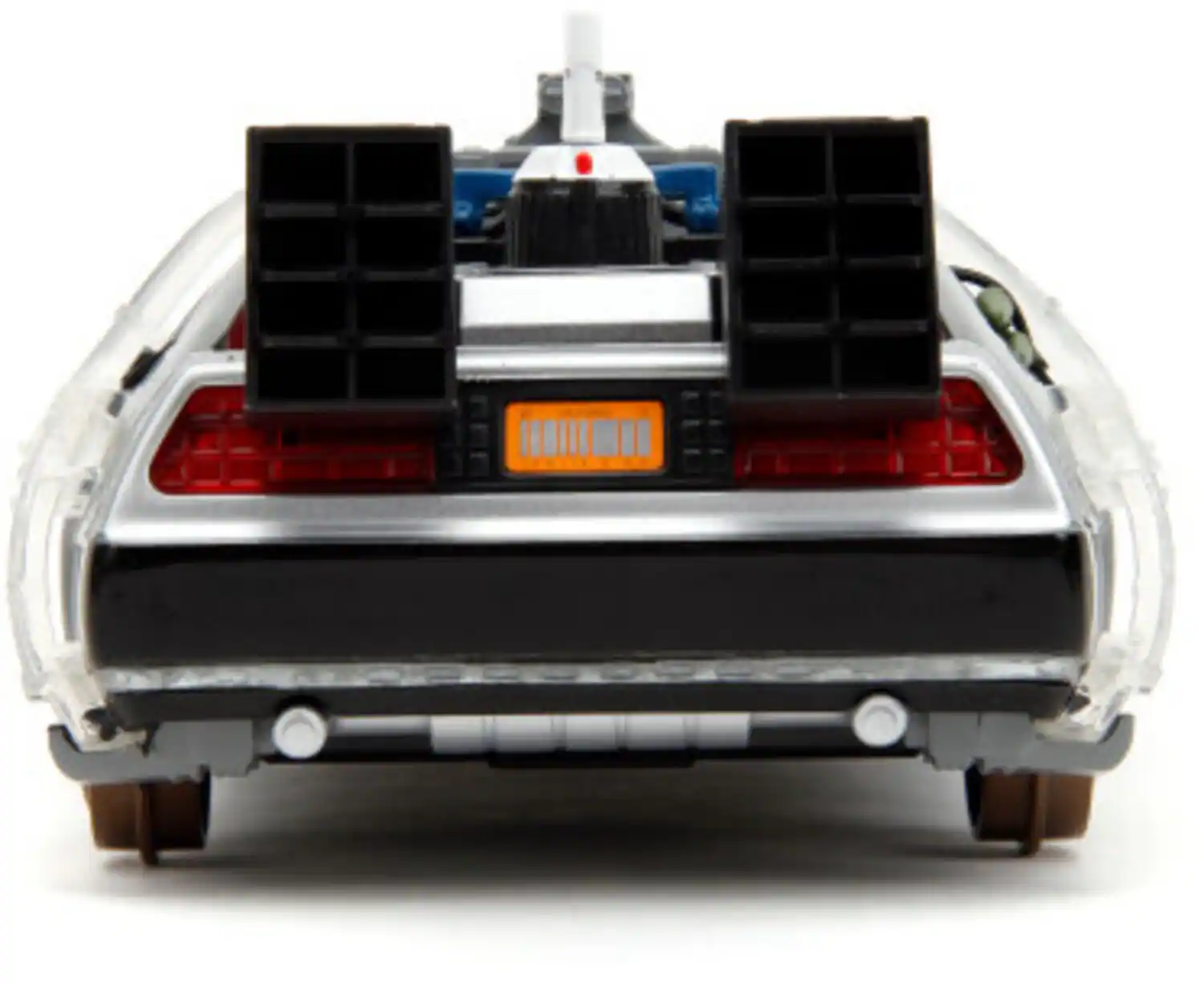 Alt View 4. Jada Toys - Jada Toys - 1:24 Back to the Future - Hollywood Rides - Time Machine W/Rail Wheels   - COLLECTIBLES - Multicolor.