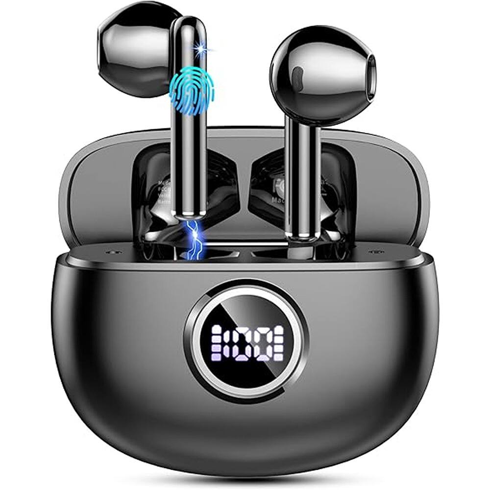 Front. ACJPR - Wireless Earbuds, Bluetooth Headphones in Ear HiFi Stereo Deep Bass.