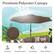 Premium Polyester Canopy Sun-proof Drizzle-resistant Non-fading Wear-resistant