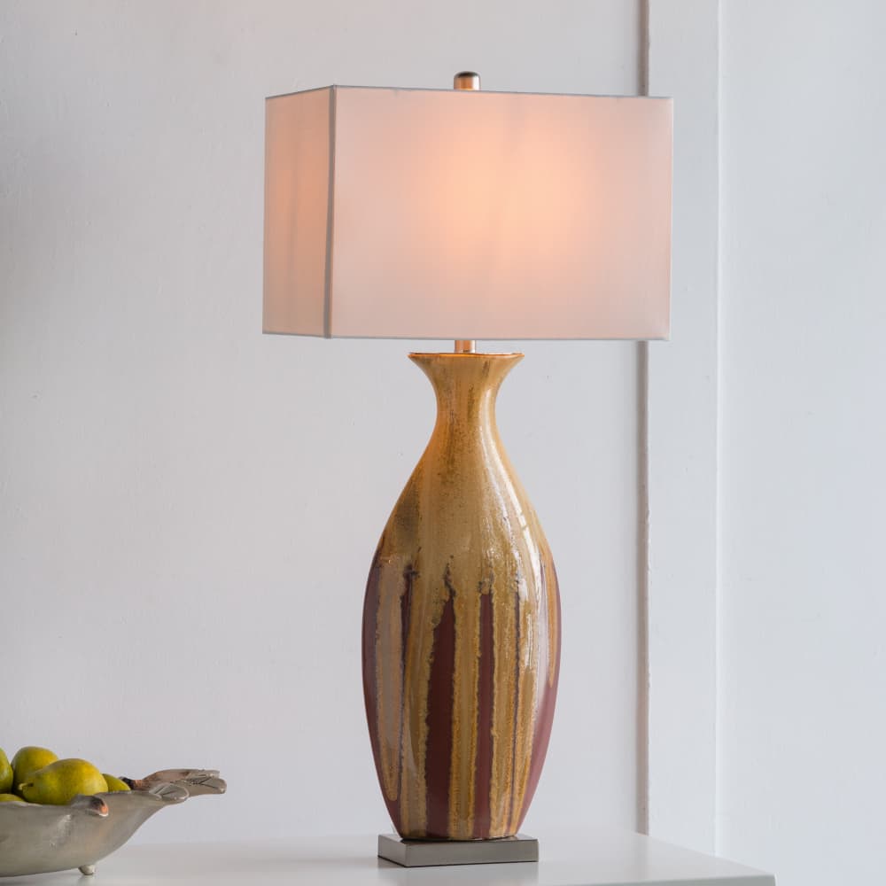 Alt View 7. Luckbyte - 16x105x36 Inch Ceramic Table Lamp for Home Decor.