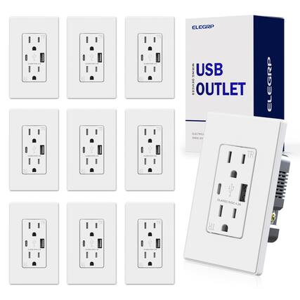 ELEGRP USB OUTLET
ELECTRIC SINCE 200
CLASS 2 5VDC 4.2A