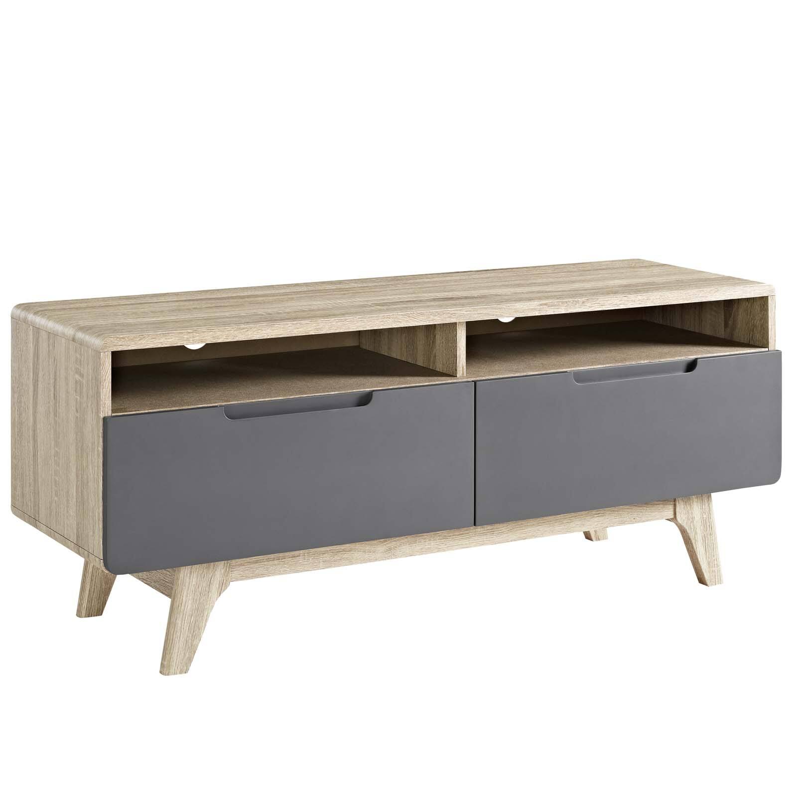 Angle. Modway - Origin 47" TV Stand by Modway - Natural Gray.