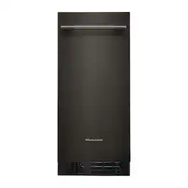 KitchenAid - 15" 25-Lb. Ice Maker - Black Ore