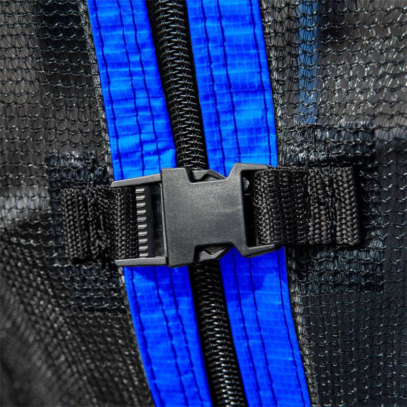 Alt View 1. HTUTWOO - 16FT Trampoline with Basketball Hoop & Double-sided Cover, Ladder,Net,Jumping Mat,Spring Cover Padding for Adults & Kids - Blue.