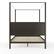 Alt View 16. Martha Stewart - Hayes Wooden Queen Size Canopy Platform Bed with Headboard and Footboard in Dark Gray - Dark Gray.