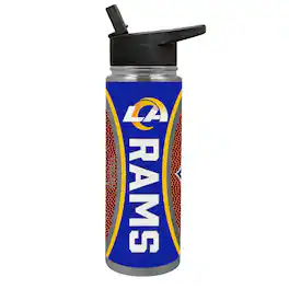 Great American Products - Los Angeles Rams 24oz. Jr. Thirst Game Ball Hydration Bottle - Brown