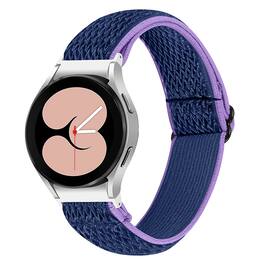 StrapsCo - Comfort Stretch Band Watch Strap For Samsung Galaxy Watch 7 - Blue & Purple