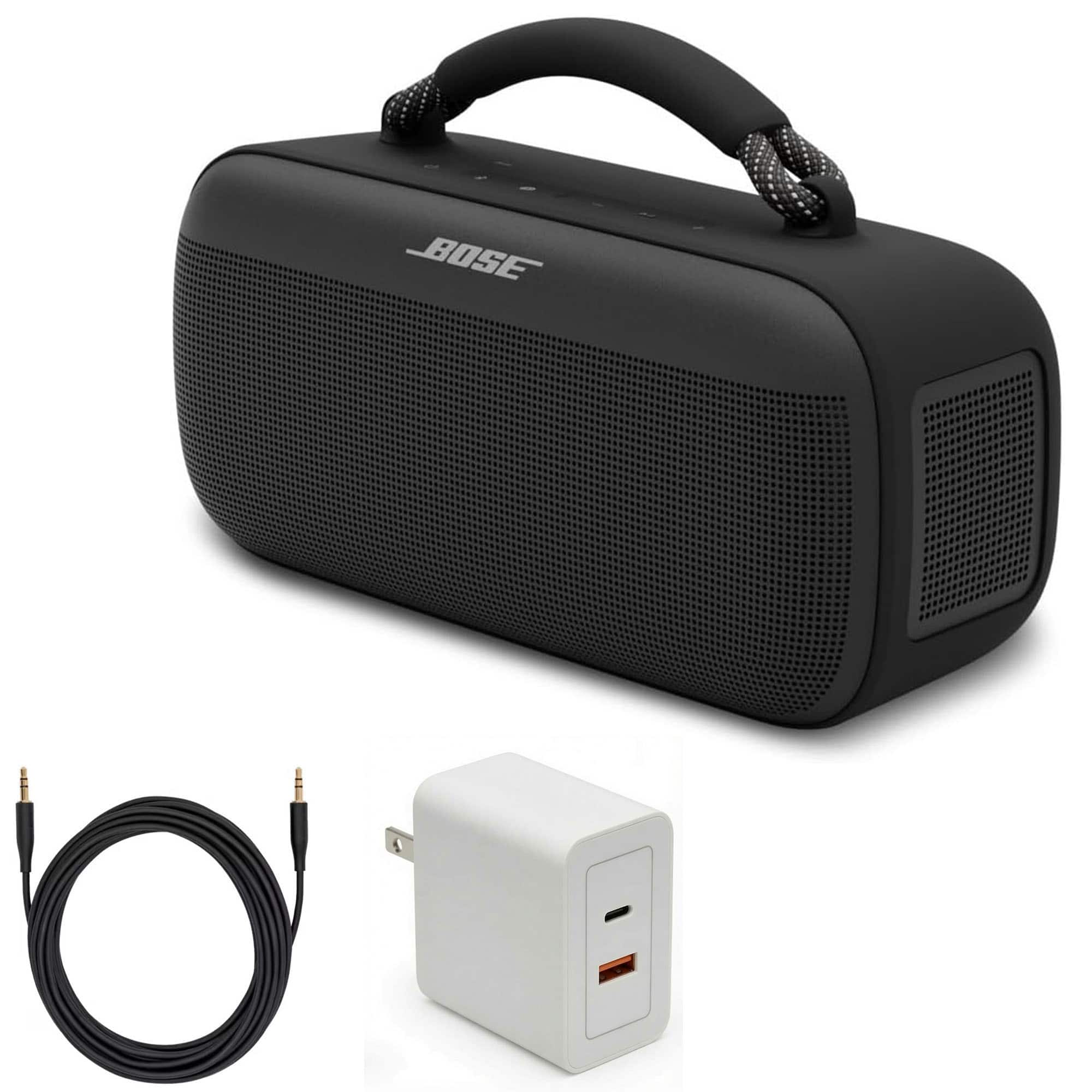 Bundle - Bose - SoundLink Max Bluetooth Speaker with Aux Cable, Fast Charger - Portable - Black price history on PriceWatchPro
