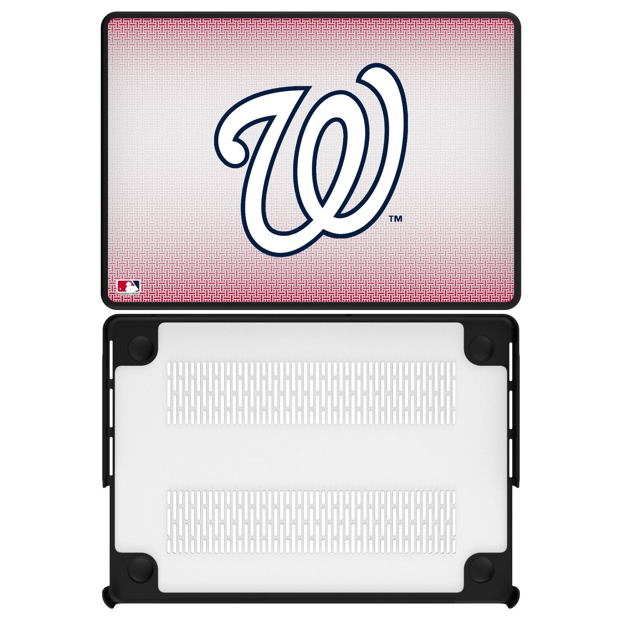 Front. Keyscaper - Washington Nationals Linen MacBook Case - Pro 13 in - Multicolor.
