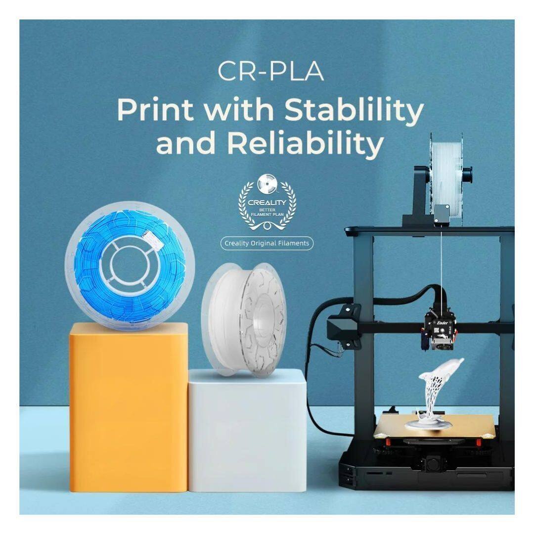 CR-PLA  
Print with Stability and Reliability  

CREALITY RELIABILITY  
FILAMENT PLAN  
Creativity Original Filaments