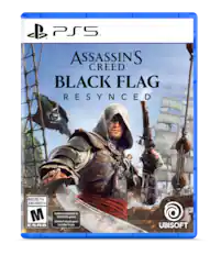 PS5 ASSASSIN'S CREED BLACK FLAG RESYNCHED
MATURE 17+ JEUNES ADULTES 17+
Internet required to install the game
Internet requis pour installer le jeu
ESRB
UBISOFT