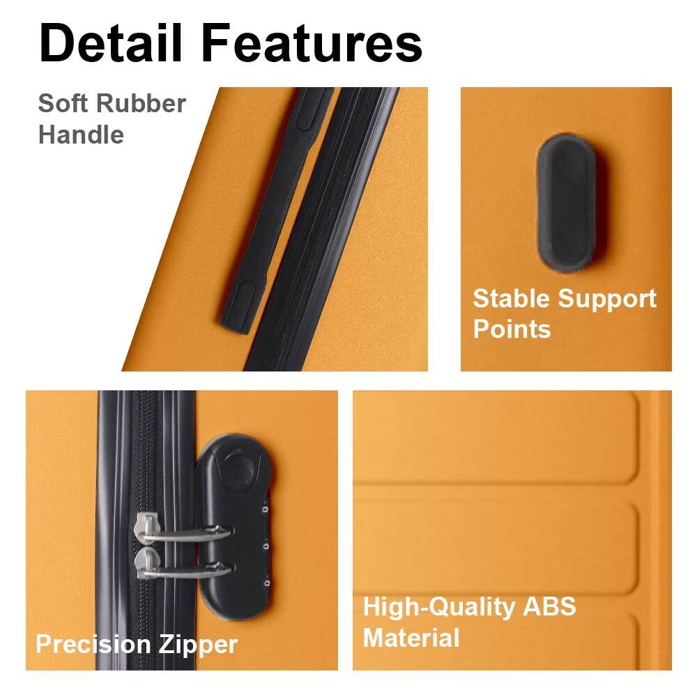 Detail Features

- Soft Rubber Handle
- Stable Support Points
- Precision Zipper
- High-Quality ABS Material