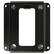 Front. Flexson - Wall Mount Bracket For SONOS SUB - Black.