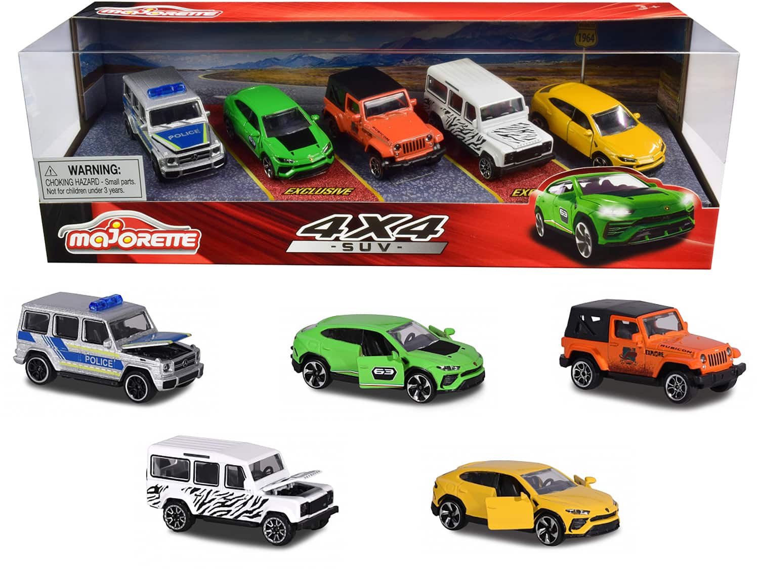 4x4 SUV Giftpack 5 piece Set 1/64 Diecast Model Cars by Majorette price history on PriceWatchPro