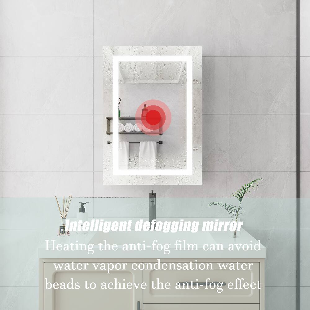 Intelligent defogging mirror  
Heating the anti-fog film can avoid water vapor condensation water beads to achieve the anti-fog effect